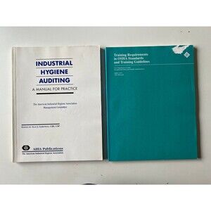2 Instructional Books Industrial Hygiene Auditing & Training Requirements OSHA